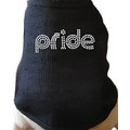 Pride Rhinestone Dog T-Shirt: Dogs Pet Apparel 