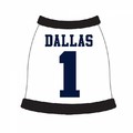 Dallas 1 Dog T-Shirt: Dogs Pet Apparel 