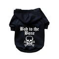 Bad to the Bone- Dog Hoodie: Dogs Pet Apparel 