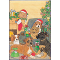 A Glow of all Holiday Pups<br>Item number: C474: Dogs Holiday Merchandise 