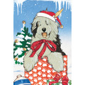 English Sheepdog<br>Item number: C829: Dogs Holiday Merchandise 