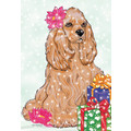 American Cocker Spaniel-Buff<br>Item number: C917: Dogs Holiday Merchandise 