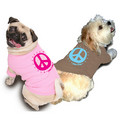 Doggie Sweatshirt - Peace (Graphic): Dogs Pet Apparel 