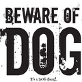 Men's Beware Of Dog - Grey: Dogs Products for Humans 