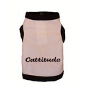 CATTITUDE Cat T-Shirt or Muscle Tank: Dogs Pet Apparel 