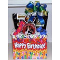 Double Dog Birthday Basket<br>Item number: K9CDBDY: Dogs Holiday Merchandise 