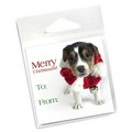 10 Pack of Holiday Gift Tags - Jingle Bell Puppy<br>Item number: 006: Dogs Holiday Merchandise 