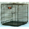 Single Door Folding Dog Crate Cage: Dogs Travel Gear Crates 