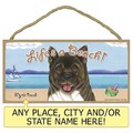 Life's a Beach Breed Specific Plaques - 3/Case: Dogs For the Home Decorative Items 