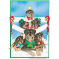 Rottweiler Family Tree<br>Item number: C473: Dogs Gift Products Greeting Cards 