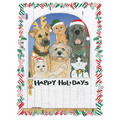 Holiday Friends<br>Item number: C870: Dogs Gift Products Greeting Cards 