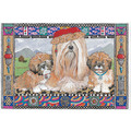 Lhasa Apso's in Tibet<br>Item number: C994: Dogs Gift Products Greeting Cards 