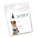 10 Pack of Holiday Gift Tags - Yorkie & Mistletoe<br>Item number: XMASTAG001YORKIE: Dogs Gift Products Greeting Cards 