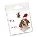 10 Pack of Holiday Gift Tags - King Charles<br>Item number: 005: Dogs Gift Products Greeting Cards 