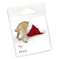 10 Pack of Holiday Gift Tags - Pug<br>Item number: 007: Dogs Gift Products Greeting Cards 