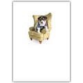 Blank Card - Puppy on Chair<br>Item number: DS2-02BLANK: Dogs Gift Products Greeting Cards 