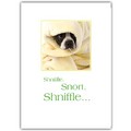Get Well Card Boston Blanket<br>Item number: DS1-01GETWELL: Dogs Gift Products Greeting Cards 