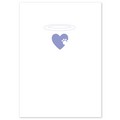 Pet Sympathy Card - Purple Heart Halo<br>Item number: DS2-03CONDOL: Dogs Gift Products Greeting Cards 