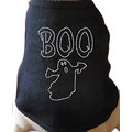 Halloween Boo Dog T-shirt: Dogs Holiday Merchandise Halloween Items 
