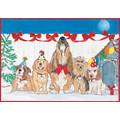 Birthday Invitations Dog #2<br>Item number: I439: Dogs Holiday Merchandise Birthday Items 