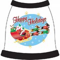 Santa and Weiners Dog T-shirt: Dogs Holiday Merchandise Christmas Items 