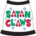 Satan Claus Dog T-Shirt: Dogs Holiday Merchandise Christmas Items 