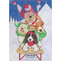 Dog Sled<br>Item number: C416: Dogs Holiday Merchandise Holiday Greeting Cards 