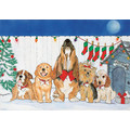 Caroling Canines<br>Item number: C439: Dogs Holiday Merchandise Holiday Greeting Cards 