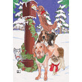 Animail Express<br>Item number: C443: Dogs Holiday Merchandise Holiday Greeting Cards 