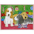 English Cockers<br>Item number: C466: Dogs Holiday Merchandise Holiday Greeting Cards 