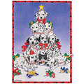 101 Dalmatian Wishes<br>Item number: C472: Dogs Holiday Merchandise Holiday Greeting Cards 