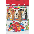 Basset Lookout<br>Item number: C482: Dogs Holiday Merchandise Holiday Greeting Cards 