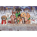 Holiday in the City<br>Item number: C514: Dogs Holiday Merchandise Holiday Greeting Cards 