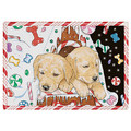 Golden Goodies<br>Item number: C812: Dogs Holiday Merchandise Holiday Greeting Cards 