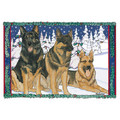 German Shepherds<br>Item number: C869: Dogs Holiday Merchandise Holiday Greeting Cards 