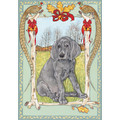 Weimaraner<br>Item number: C882: Dogs Holiday Merchandise Holiday Greeting Cards 