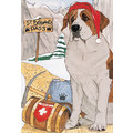 Saint Bernard<br>Item number: C924: Dogs Holiday Merchandise Holiday Greeting Cards 