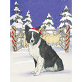 Border Collie<br>Item number: C935: Dogs Holiday Merchandise Holiday Greeting Cards 