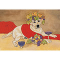 Labrador Yellow "Barkus"<br>Item number: C980: Dogs Holiday Merchandise Holiday Greeting Cards 