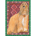 Afghan<br>Item number: C995: Dogs Holiday Merchandise Holiday Greeting Cards 