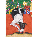 Greyhound Black & White<br>Item number: C957: Dogs Holiday Merchandise Holiday Greeting Cards 