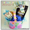 Happy Easter Dog Gift Basket<br>Item number: K9CEB: Dogs Holiday Merchandise Easter Themed Items 