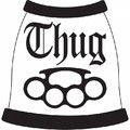 Thug Knuckles Dog T-Shirt: Dogs Pet Apparel T-shirts 