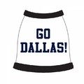 Go Dallas Dog T-Shirt: Dogs Pet Apparel T-shirts 