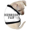 Broncos Fan Dog T-Shirt: Dogs Pet Apparel Tanks 