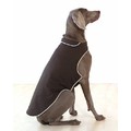 Jacket with Ecru Piping: Dogs Pet Apparel Coats 