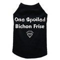 One Spoiled Bischon- Dog Tank: Dogs Pet Apparel Tanks 