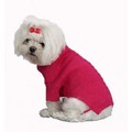 Sweater - Unlined Mercerized Cotton Roll Neck Cable: Dogs Pet Apparel Sweaters 