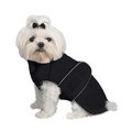 Waterproof Nylon Shell / Fleece Lining Reflective Piping: Dogs Pet Apparel Coats 