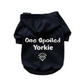 One Spoiled Yorkie- Dog Hoodie: Dogs Pet Apparel Sweatshirts 